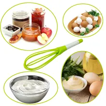 

Manual Egg Beater Mixer Rotatable Plastic Hand Whisk Hand Sauces Jam Cream Mixer Beater Home Kitchen Shovel Cooking Eggs Blender