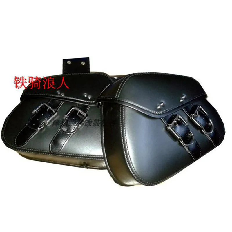 

Motorcycle Saddlebags Cruiser Side Storage Side Tool Bag Luggage Motorcycle PU Leather Saddle Bag for Harley Honda Kawasaki