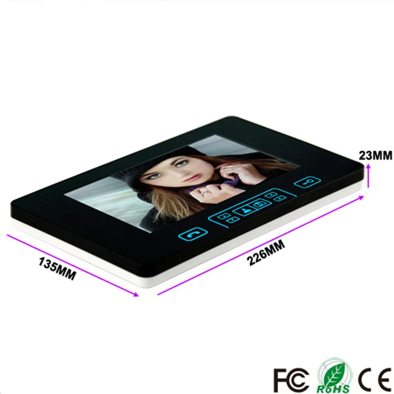 

Digital Wireless Video Door Phone Smart IP Video Intercom System Doorbell Camera Support Remote Unlock Touch Key