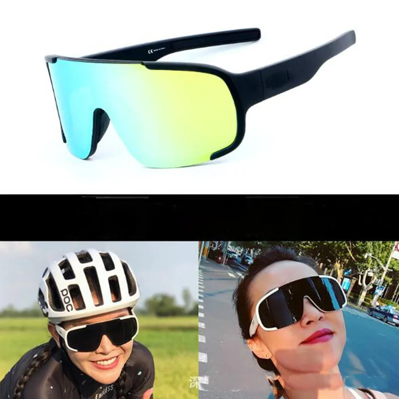3 объектива спортивные велосипедные очки солнцезащитные очки Gafas ciclismo велосипедные очки прогулочные солнцезащитные очки POC велосипедные