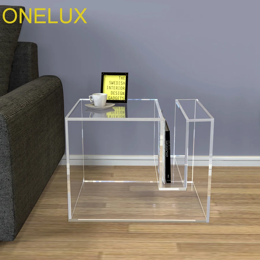 Black Acrylic Occasional Sofa Table With Magazine Rack,Lucite Small Coffee Tea Tables/ Living Room Furniture Black Acrylic Occasional Sofa Table With Magazine Rack,Lucite Small Coffee Tea Tables/ Living Room Furniture