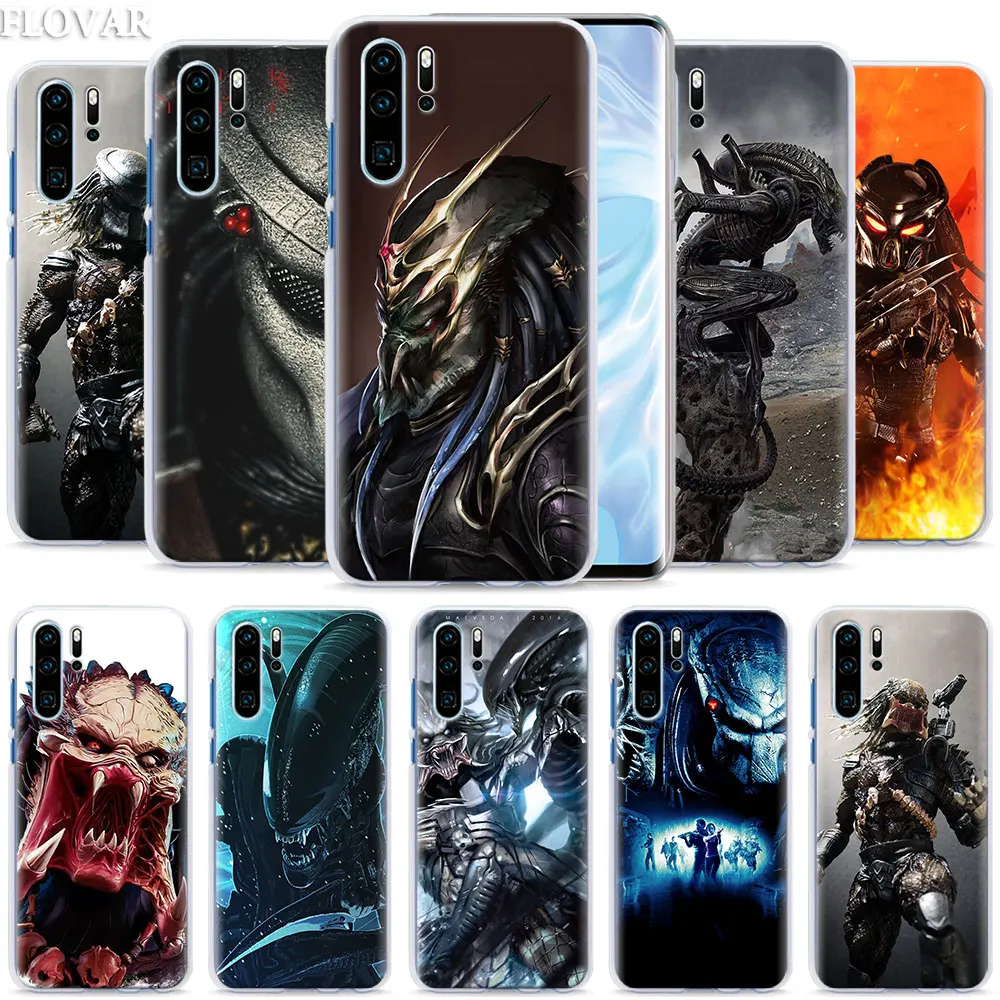 

Alien vs Predator Phone Case coque for Huawei P30 Pro P10 P20 P30 Lite P8 P9 Lite P Smart Plus case