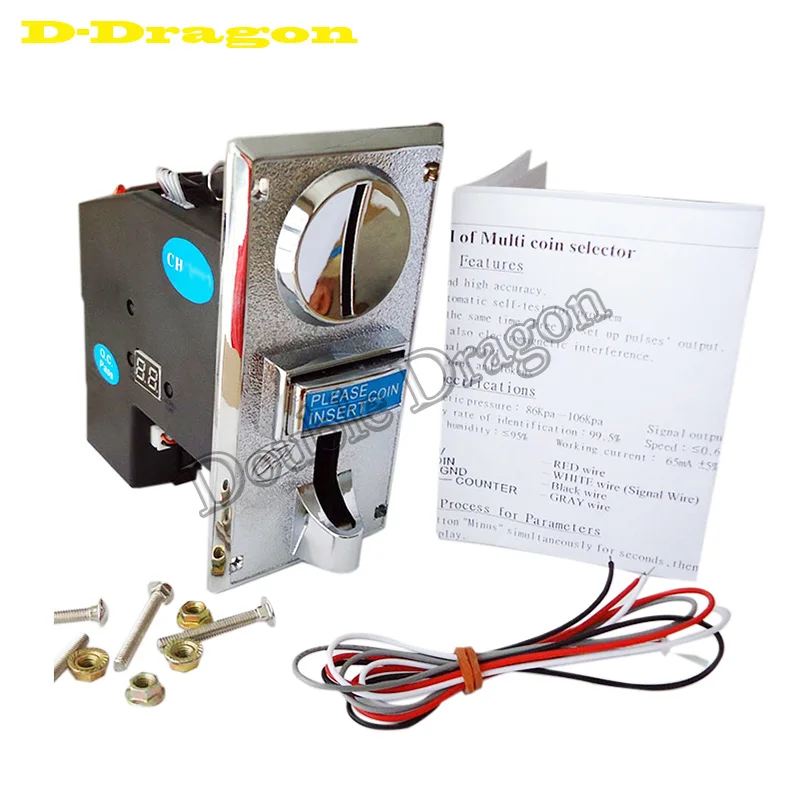 

Multi Coin Acceptor Selector CH-926 for Timer Control Board /Vending Machine , accept 6 kinds of coin mech