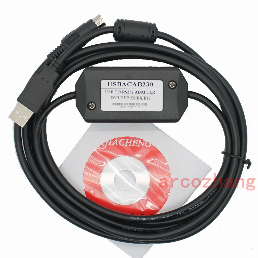 USB ACAB230 USB Interface Programming Cable for DVP series PLC, USB DVP