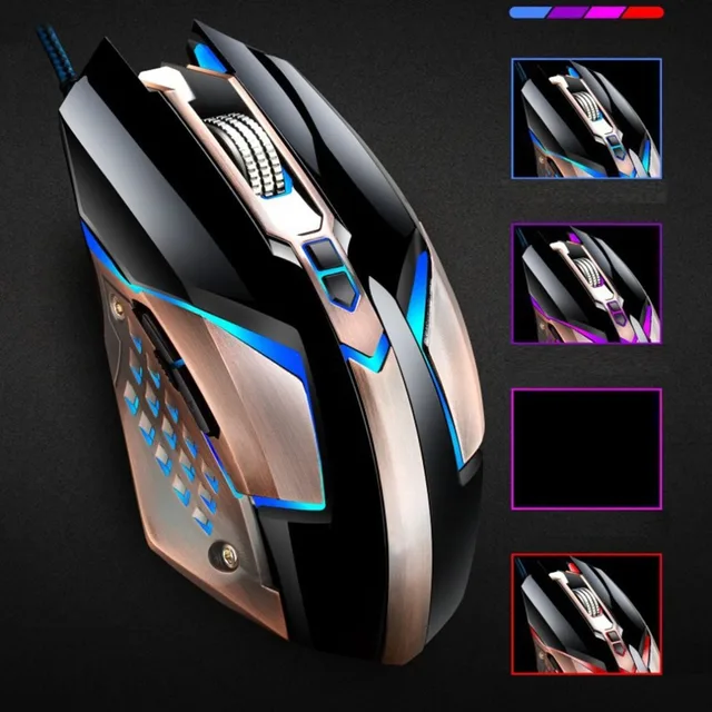 Best Price T03 Ergonomic Wired Gaming Mouse Mice with 4800DPI Adjustable High Precision 8 Button LED Optical for Laptop PC Computer Gamer Best Price T03 Ergonomic Wired Gaming Mouse Mice with 4800DPI Adjustable High Precision 8 Button LED Optical for Laptop PC Computer Gamer
