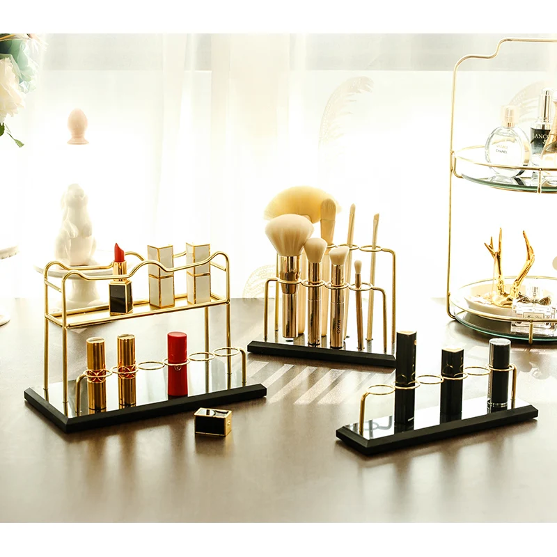  Makeup Organizer Storage Box Cosmetic Storage Box Brush Holder Finishing The Desktop Dressing Table