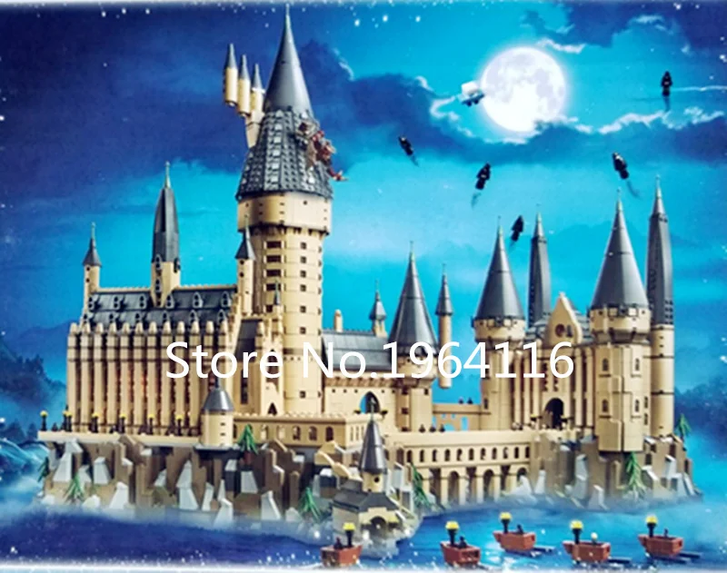 

NEW Movie series The Hogwartsly Castle Model Building Blocks Compatible 71043 16060 classic Architecture toys
