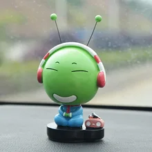 1 шт. креативный автомобиль милый доллд встряхнуть головой червь игрушка Стайлинг автомобиля украшения кивающая собака автомобиль для внутренней отделки украшения подарок QP235