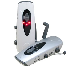 [Семь Neon] Оптовые лакированной Динамо Солнечный/сигнал тревоги/мобильного телефона Зарядное устройство fm/am радио/ яркий свет кемпинг tourch