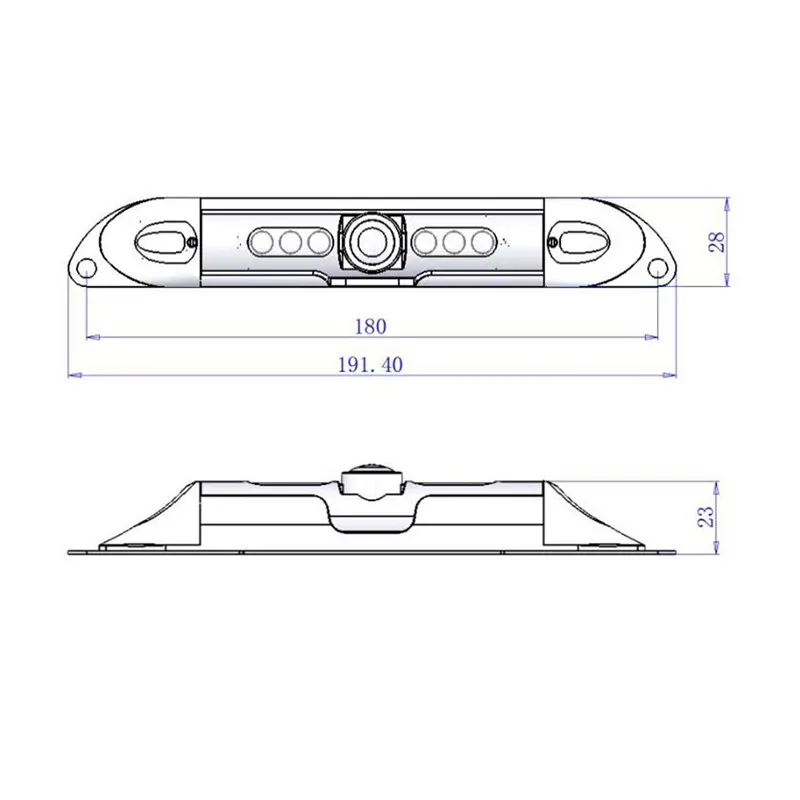 HP1080P инфракрасная светодиодная Автомобильная камера заднего вида для номерного