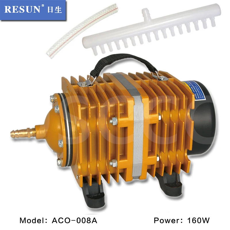 Resun ACO008A ACO 008A 160W large koi pond oxygen pump air pump