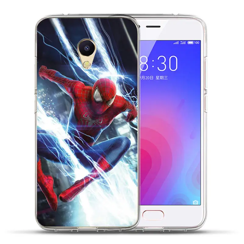 Роскошный чехол с героями Marvel и Мстителями для Meizu M5S, M3S, M5C, M3, M5, M6, s, C Note, U10, U20, Pro, 6, чехол, Coque, Fundas Etui Capinha - Цвет: 15