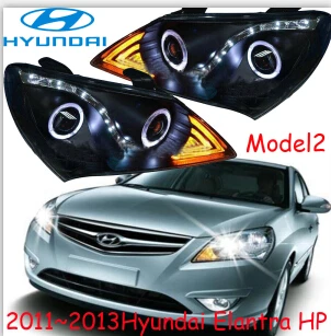 HID, 2011~ 2013/2013~, автомобильный Стайлинг, фары для HUNDAI Elantra, Solaris, accent, Elantra, Genesis, i10, i20, santa fe, lantra; Elantra Головной фонарь - Цвет: 2011 to 2013year