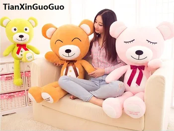 

fillings toy bowtie teddy bear plush toy good night bear soft doll large 120cm hugging pillow birthday gift w2533