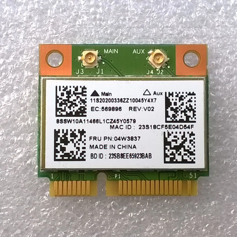 Bcm43142 802.11bgn + Bt4.0 Hmc Tarjeta Combinada Para Lenovo M490s.