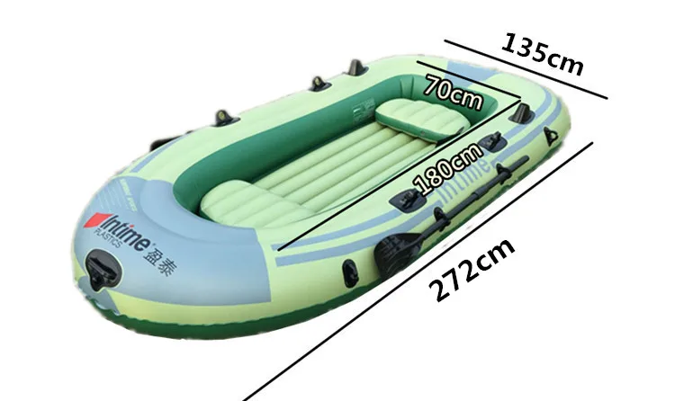 Резиновая лодка толстый износостойкий надувная рыбацкая лодка на 2/3/4 человека каяк двойной рыбацкая лодка толстые на воздушной подушке штурмовая лодка