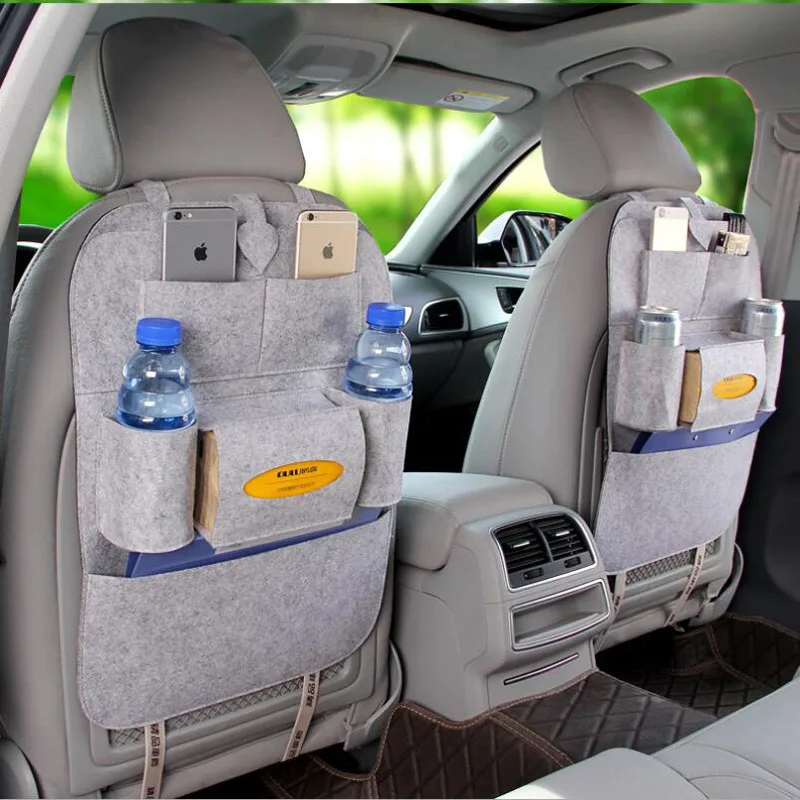 

Hanging Storage Bag in Car Hang Bag for Drinks Paper Towel Sundries Organizer Multi Pockets Hanging Storage Bag in Car S120C