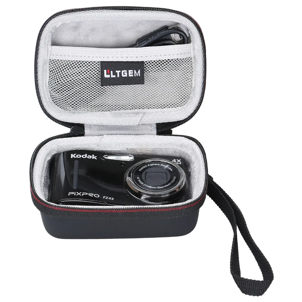 Жесткий чехол LTGEM EVA для цифровой камеры Kodak PIXPRO удобный Zoom FZ43 16 МП дорожная