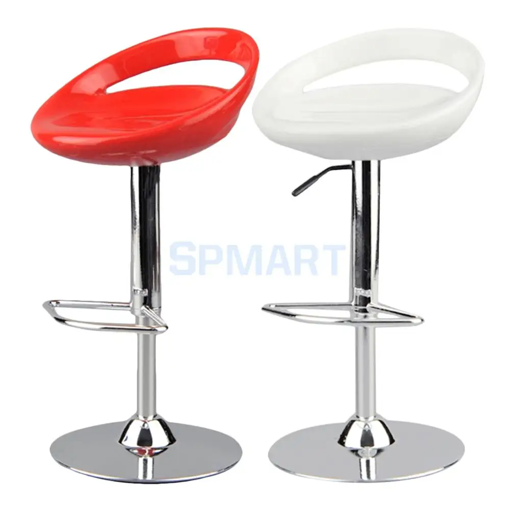 2Pcs 1/6 Round Swivel Chairs Pub Bar Stools Furniture Toy for 12 INCH    Action Figure Accessories