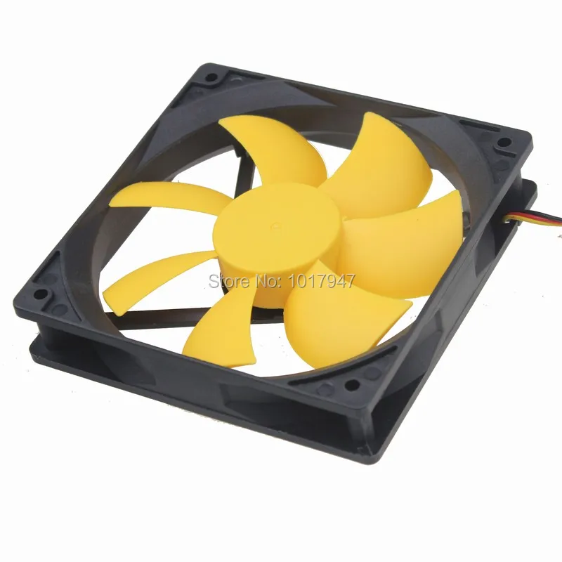 10 Pieces lot 12CM Hydraulic Quiet Silent Cooling Fan 120mm 25mm DC 12V