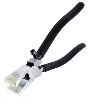 

1PCS Glass Pliers Flat Nose Pliers High Carbon Steel Glass Break Plier With Adjustable Screw Running Plier Hand Tools