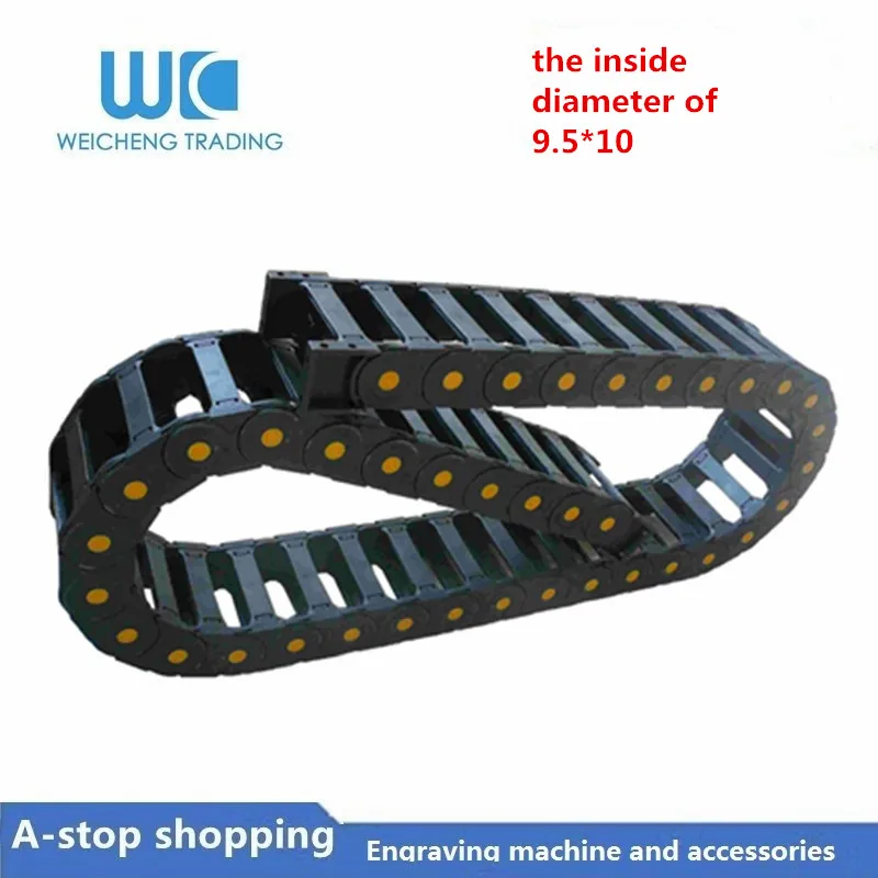 

Nylon towline, towline, plastic towline, tank chain, engineering nylon towline 9.5*10