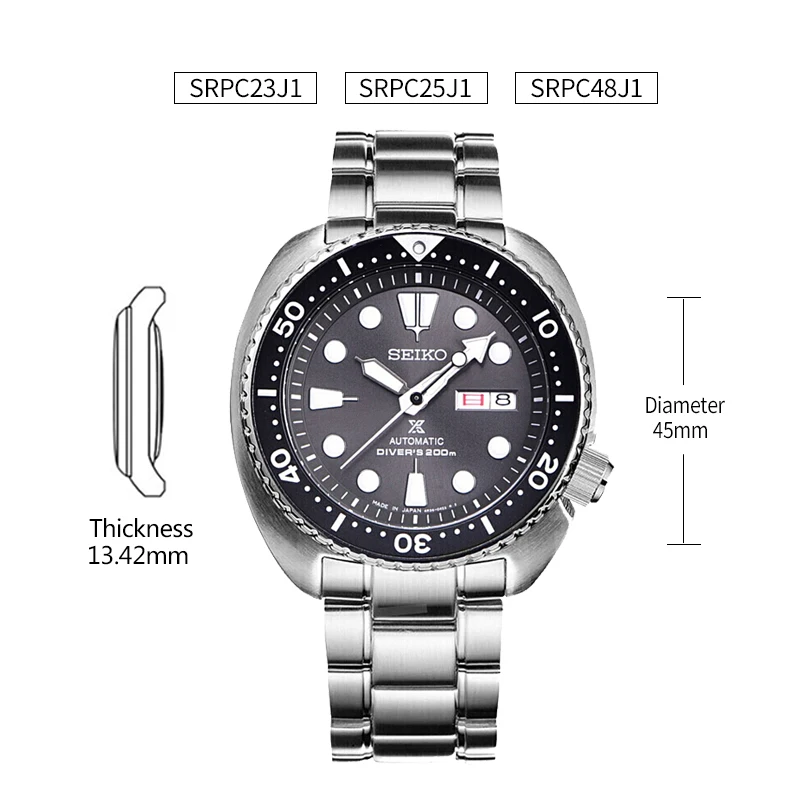 100% оригинальные мужские часы SEIKO автоматические механические наручные 20 бар