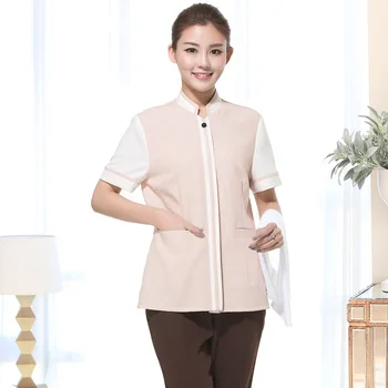 

(10 set-Shirt&Pant)hotel room attendant work clothes hotel guest room PA cleaning work clothes cleaner high-grade uniforms