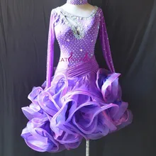 KAKA-L1553, Для женщин Одежда для танцев для девочек бахрома Латинской платье, сальса платье Танго Самба Румба Чача платье, Для женщин платье