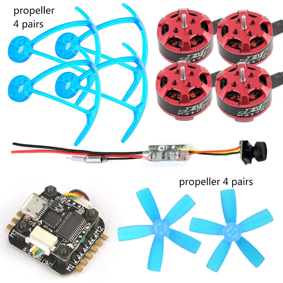 

Mini FPV Brushless Drone Spare Parts Super_S F3 1103 7800KV Motor 25mw VTX+CAMERA Propellers Guad for 90-130mm Racer Quadcopter