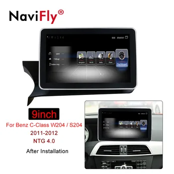 

NaviFly 9 inch 3GB+32GB 4G LTE Android 7.1 car gps multimedia player for Mercedes Benz C Class W204 2011-2013 NTG 4.0/NTG 4.5