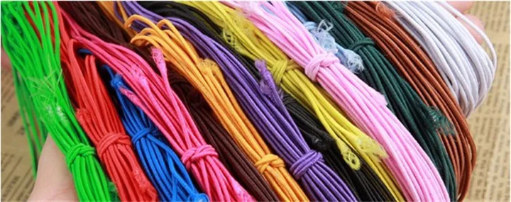 6 1mm25m Stretch Core Elastic Thread DIY Hand-string Bracelet Necklace Jewelery Beading Elastic Thread 10 Colors