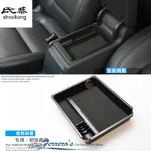 Автомобильный Стайлинг carry box Автомобильный центральный подлокотник чехол для хранения Коробка для Volkswagen VW 200- Tiguan