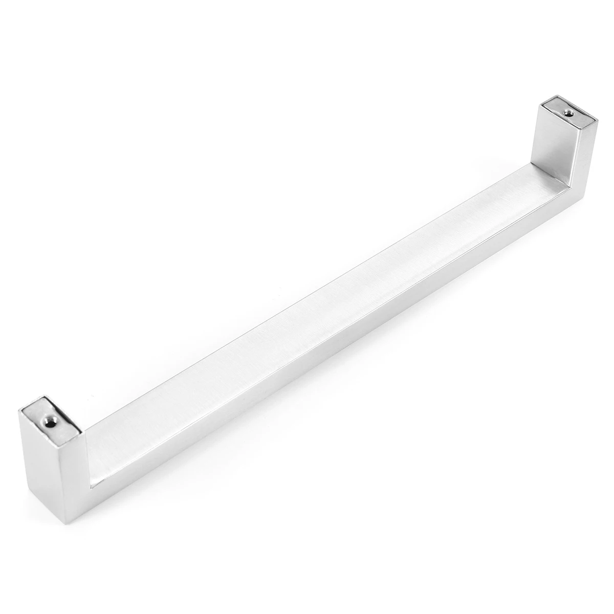 1Pcs 3Inch-15Inch Silver Kitchen Cabinet Handles Door Knobs Stainless Steel Square Closet Drawer Cupboard Pulls Bathroom Cabinet