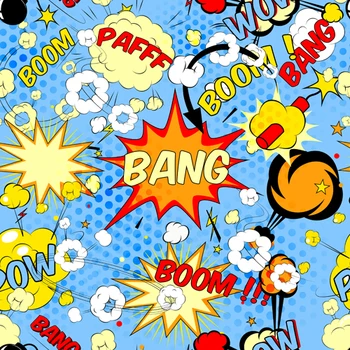 

BANG dialog printed photo studio backdrops Art fabric background for indoor newborn baby Boom backgroundS D-9870