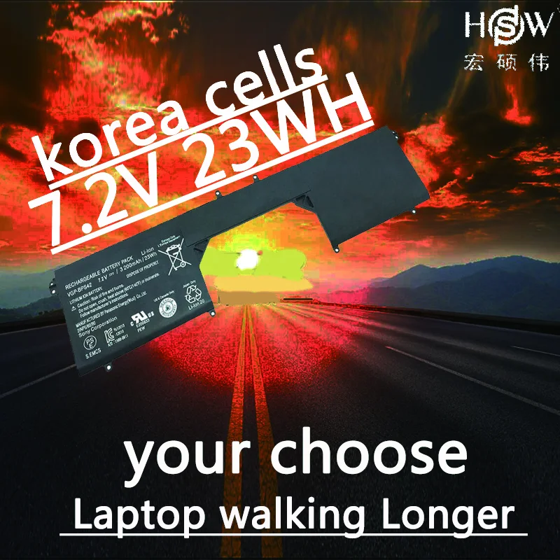 

7.2V 23WH laptop Battery For SONY VGP-BPS42 bps42 2INP5/60/80 11A SVF11N14SCP SVF11N15SCP SVF11N18CW bateria akku