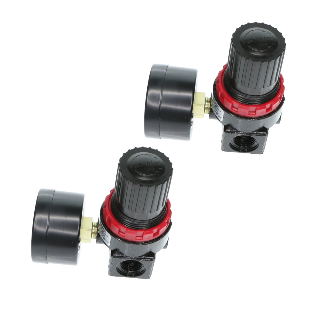 2 Pcs Air Pressure Regulator Oil Water Separator Trap Filter Compressor for Air Compressor Oil/Water Separator Filter AR2000