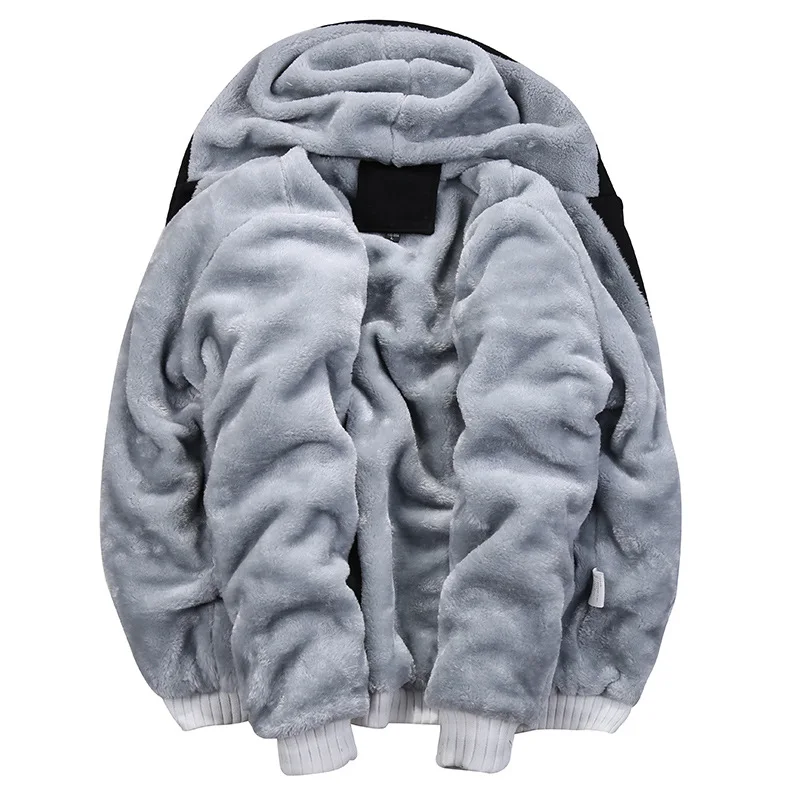 Аниме толстовки Толстовка зимняя куртка теплая толстовка мужская Толстая с капюшоном хипстерская уличная одежда хип-хоп одежда