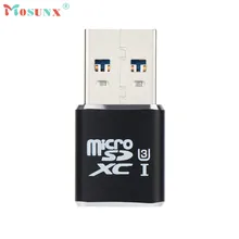 Mosunx advanced Reader USB 3.0 Mini Card Reader/Micro SD/SDXC Алюминий TF Card Reader 2017 1 шт.