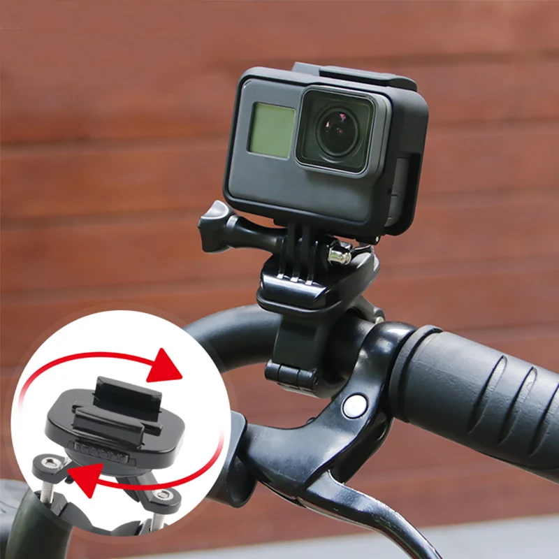 Вращающийся на 360 градусов зажим руль велосипеда крепление для GoPro Hero 7 6 5 4 Session Xiaomi