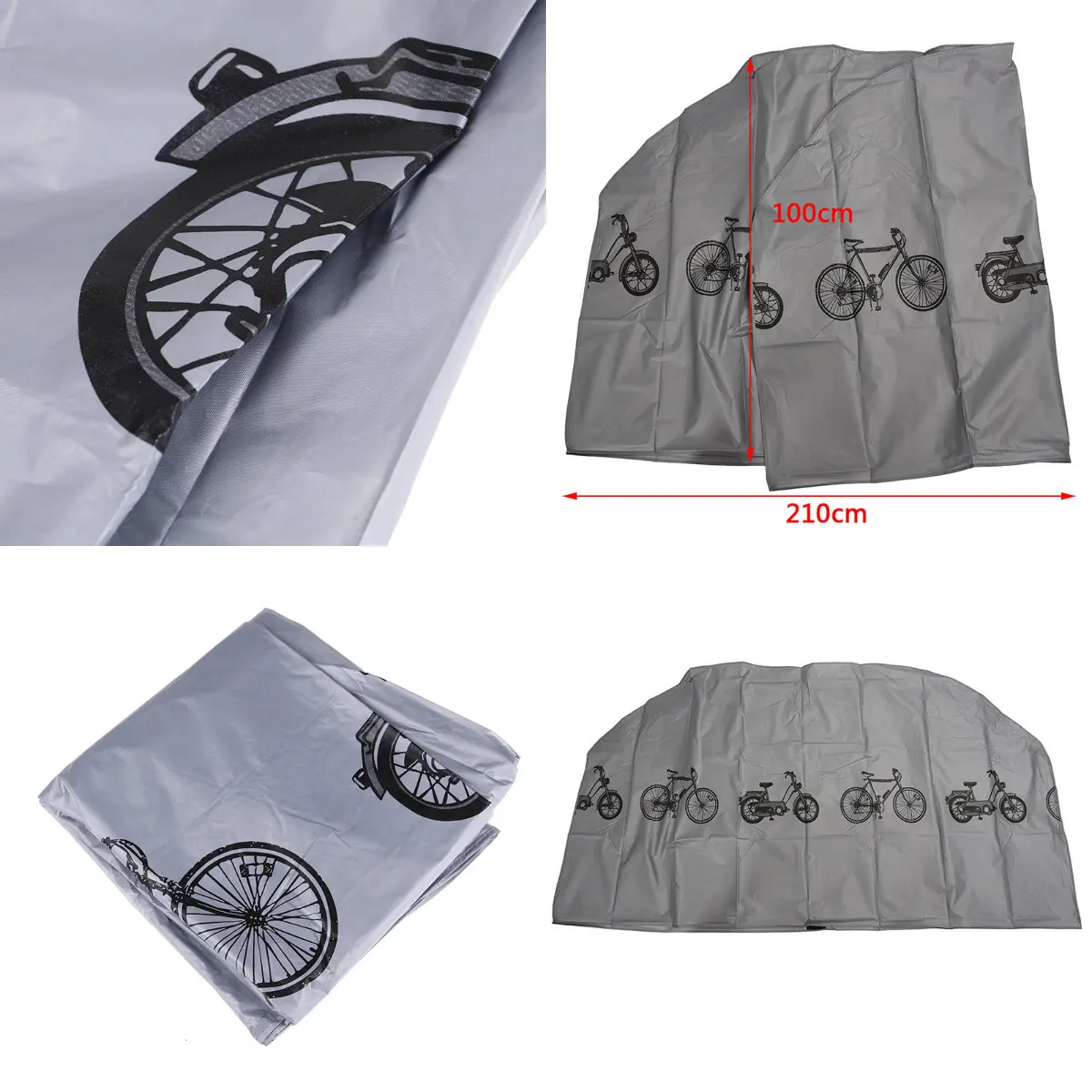 

Outdoor Waterproof hoverboard Scooter Protector Gray For Bike Bicycle Cycling Snow Dust Cover Bike Motorcycle Rain Dust Cover