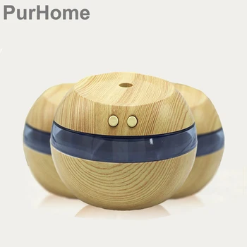 

USB Air Humidifier 300ML Ultrasonic mist maker diffuser aromatherapy electric Mini Air Diffuser Wood Grain for Home/Car/Office
