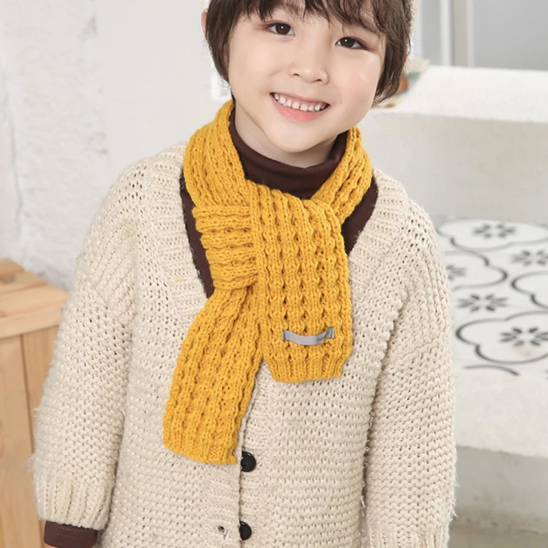 Buy winter knitted scarf for baby Girls boys Kids