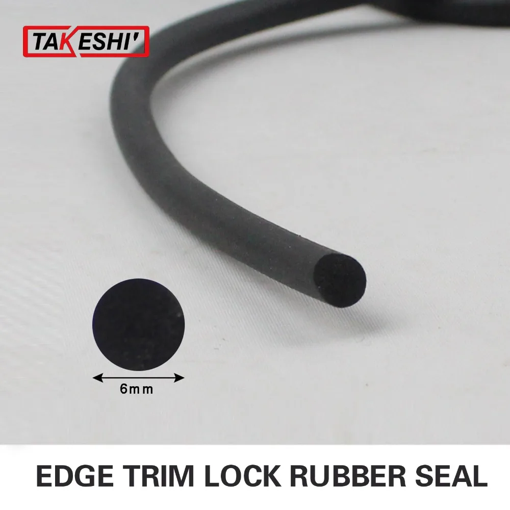 O Shape 157 400cm BLACK Flexible durable Filler StripEdge Trim Seal Lock font b RV b