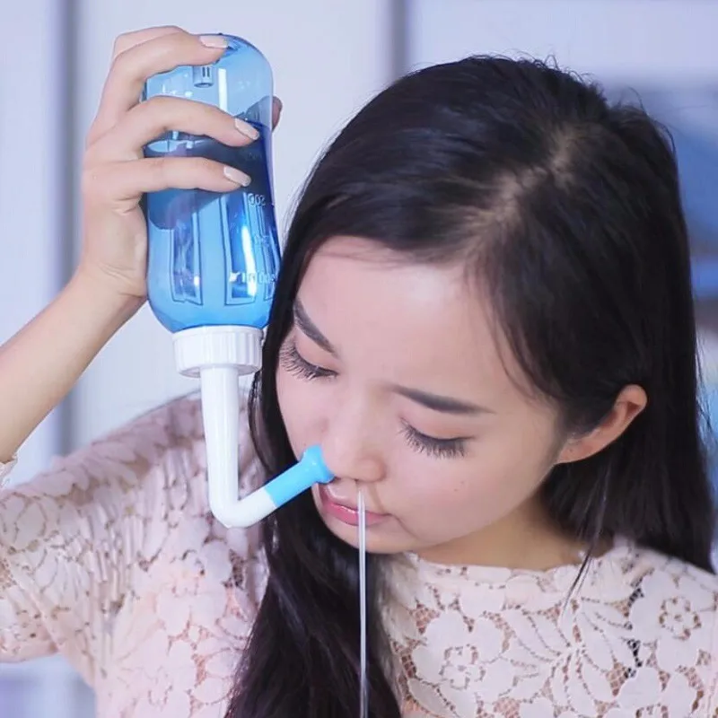 Recyclable Nose Cleaner Nasal Cavity Cleaning Device Medical and Health Care Nose Cleaning Bottle With Water Flow Control Switch (1)