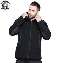 Зимняя куртка Военная Тактическая уличная мягкая оболочка Флисовая теплая мужская спортивная куртка армейский флис термо Охота Спорт