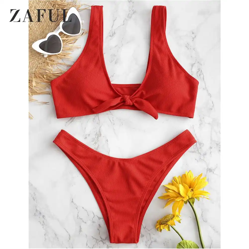 zaful knot bikini