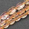 Cuentas naturales de citrinas amarillas, separadores ovalados facetados, DIY, sueltas, para fabricación de joyas, accesorios de cuentas, regalo para mujer de 15 pulgadas ► Foto 2/5