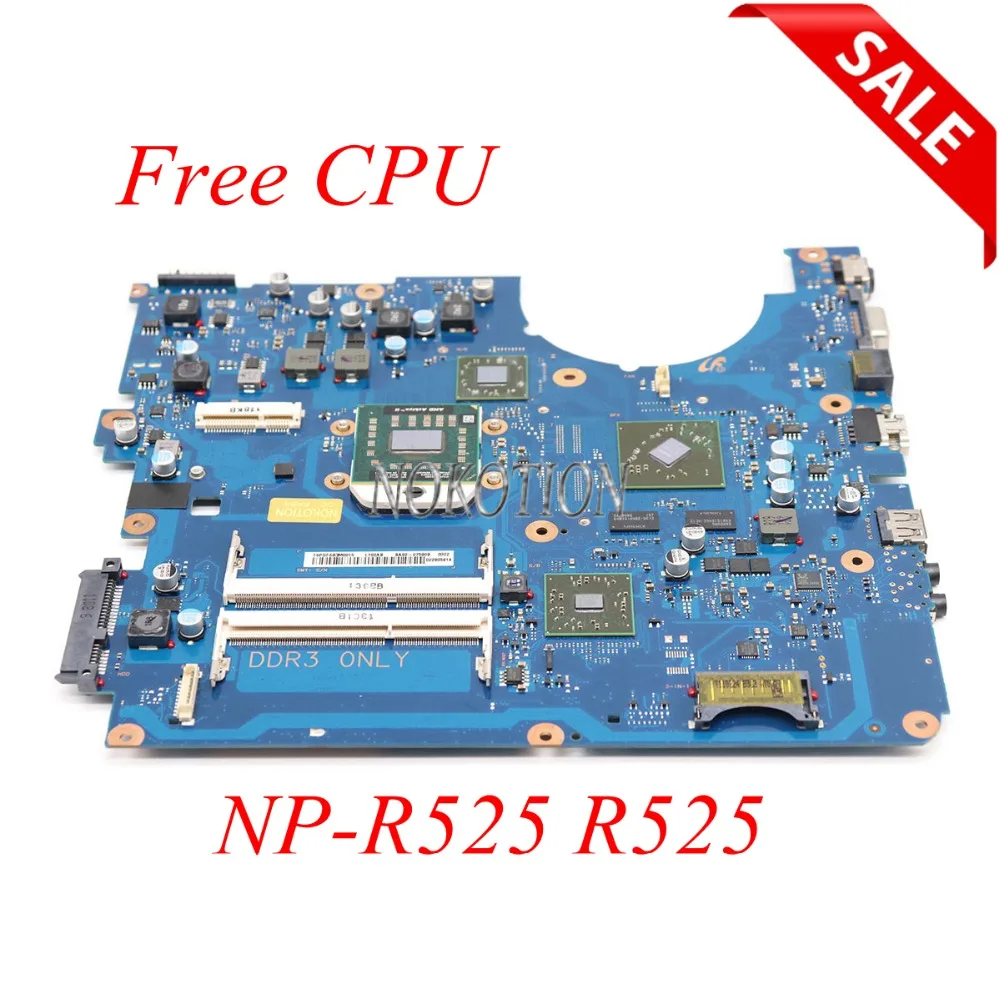 NOKOTION BA92 07590B 07590A BA41 01572A материнская плата для ноутбука samsung NP R525 ATI DDR3 только
