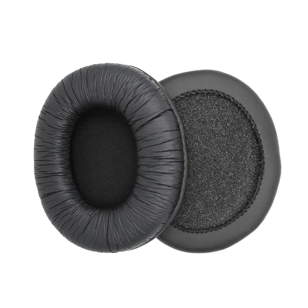 Earpads Replacement Ear Pads Cushions For Sony MDR-7506 MDR-V6 V6 MIC BLK Headset high quality soft Protein skin Good vioce